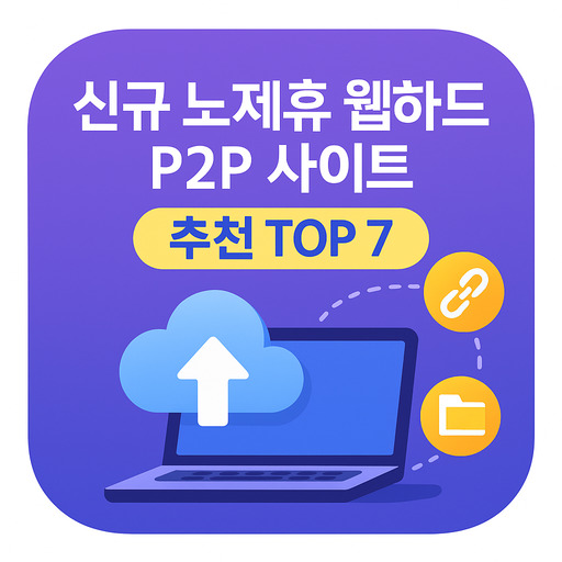 신규 노제휴 웹하드 & P2P 사이트 추천 TOP 7.jpg